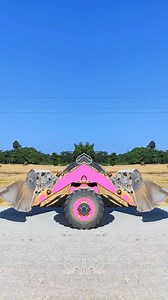 CRAZY JCB STUNT 💯😎 #jcb #jcbvideo #excavator #tractor | RoadMade Machine