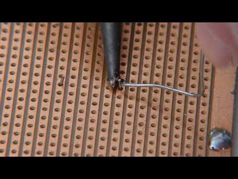 Soldering Discrete Components to Stripboard