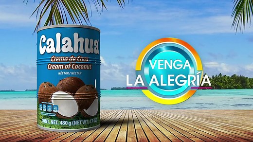 Aprovecha para disfrutar en familia de una rica piña colada con la Original Crema de Coco Calahua. Nuestros amigos de Venga La Alegría te dicen cómo preparar este clásico mexicano. | Calahua