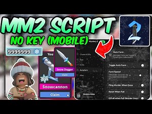 MM2 Script No Key! 🎅 | ❄️ AUTOFARM , ESP , AIMBOT ❄️ | Pastebin 2025 Winter Update !