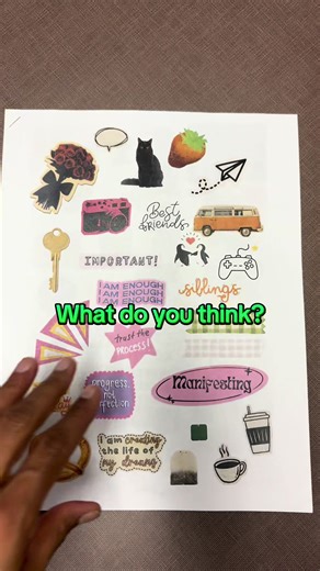 I made these collage\\scrapbook sheets for students so they can cut things out for our project in class! I made this in Canva and it was really fun! #collage #scrapbooking #creativity #selfcare #teacherlife
