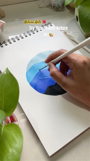 😲 Amazing Trick: Turn Simple into Stunning🌈 #relaxingart #bohoart #onestrokeart #satisfyingart