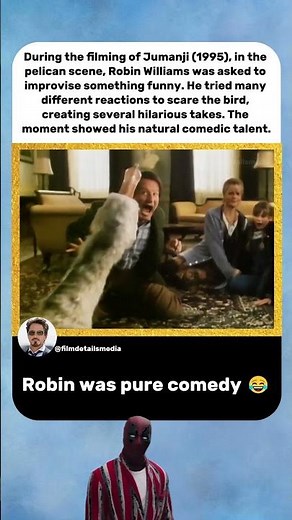 Jumanji (1995) Robin Williams Went Full Improv 😂