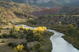 How Deep Is the Rio Chama in New Mexico?
