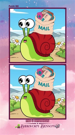Spot The Differences | Universal Letter Writing Week | Snail Mail Puzzle #visualpuzzle #familyfun