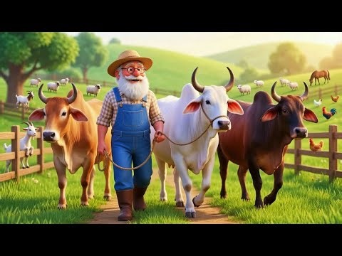 Old MacDonald Had a Farm | Kids Learning Farm Animals & Sounds