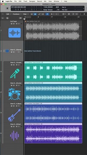 LOGIC PRO - How to use Stem Splitter #producer #remix #edm #musicproducer