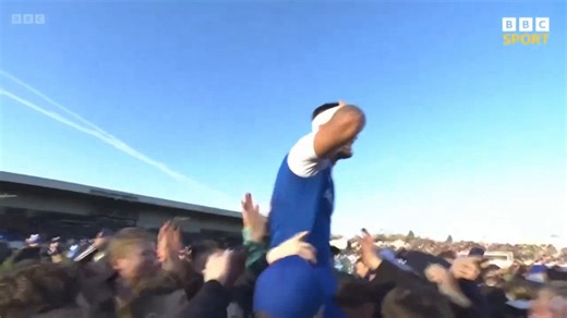 Macclesfield fans invade pitch as club knock out Crystal Palace in huge FA Cup shock