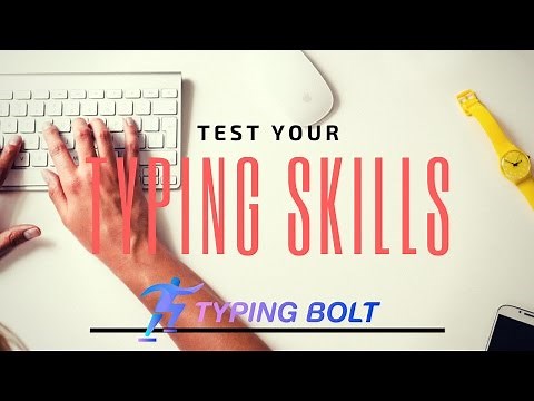 Increase your typing skills - typing bolt