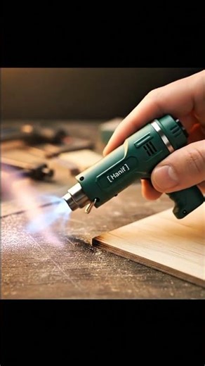 This Mini Heat Gun Actually Works🤯 Real Wood Heat Test#MiniHeatGun#MiniTools#MiniPowerTools#ToolASMR