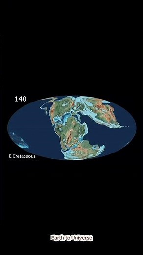 Reversing 4 Billion Years in 30 Seconds 🌍 #EarthInReverse #Pangaea #CinematicScience