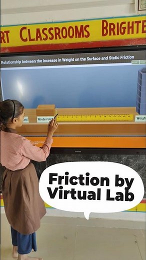 Friction in Action | Virtual Lab Science Shorts | Class 8 Physics Experiment