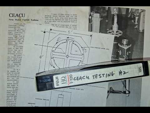 Rare, 1990 era video of a claimed overunity turbine