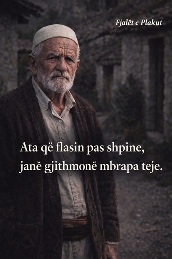 Fjalët pas shpine s’të ndalin