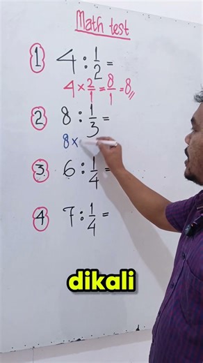 fraction division #fypshort #logic riddles #education #viralshort #maths #fastmaths
