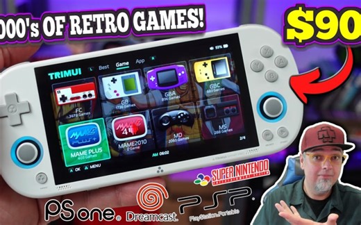 [搬运] 这款掌上电脑拥有数千款游戏，价格不到 90 美元！ Trimui Smart Pro！