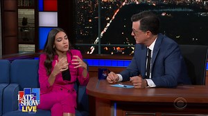 370K views · 10K reactions | Rep. Alexandria Ocasio-Cortez has a message for alleged Hatch Act violator, Kellyanne Conway: you’re getting a subpoena. | The Late Show with Stephen Colbert | Facebook