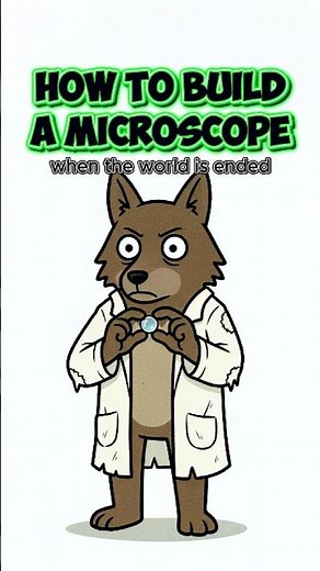 How to Build a Microscope from Scrap Glass in a Post-Apocalyptic World