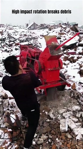 Mobile Brick Crushing Process Using Compact Hammer Mill