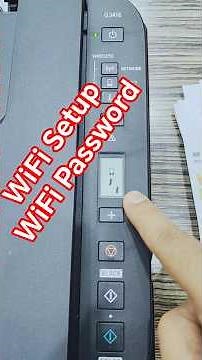WiFi Setup Canon Pixma3416/G3415/G3410/G3411 Printer#wifisetup #viralshorts