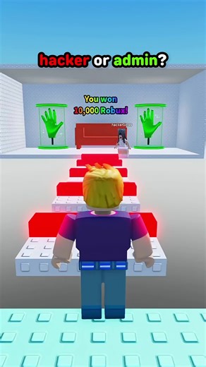 👑 admin vs 🤡 hacker in roblox