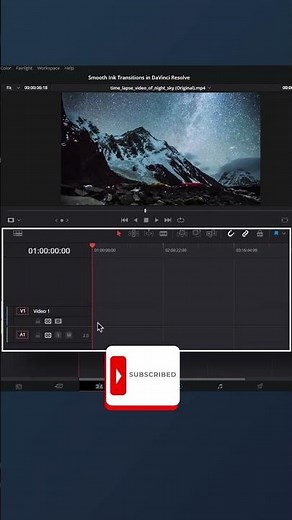 Smooth Ink Transitions in DaVinci Resolve