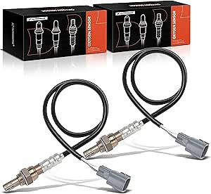A-Premium 2-PC O2 Oxygen Sensor Compatible with Toyota RAV-4 RAV4 2001 2002 2003 2.0L 1AZFE, Downstream Front and Rear