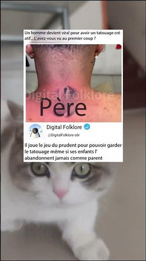 Le tatouage le plus GÉNIAL (et risqué) ! 🖋️🔥 #Tatouage #Père