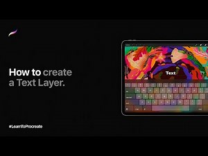 How to Create a Text Layer in Procreate