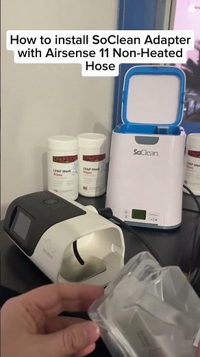 How to install SoClean adapter with ResMed AirSense 11 Non-Heated Tubing? | CPAP Store USA #cpap
