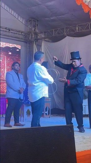 Magician Jayant Pathak Jadugar’s Impossible Linking Rings Magic 😱🔥 #DreamTrackAI Magic show