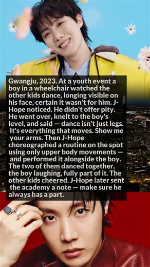 What Happened When J-Hope Danced With a Boy in a Wheelchair