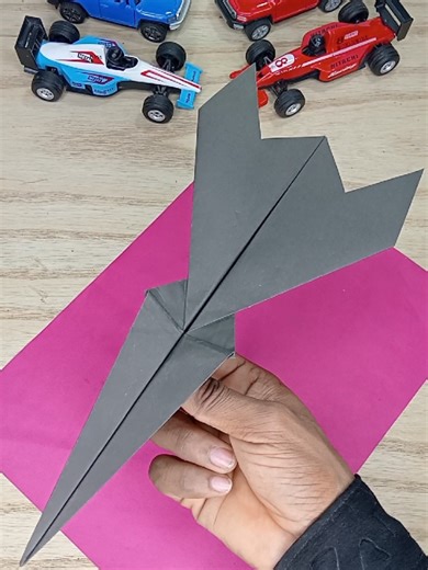 Easy Black Paper Fighter Jet Airplane Tutorial