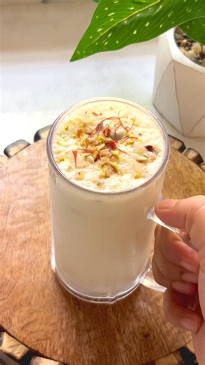 Summer Special Kesar Dry Fruits Lassi 🥛✨ Easy Lassi Recipe #ytshorts #shorts #foodlover #viral