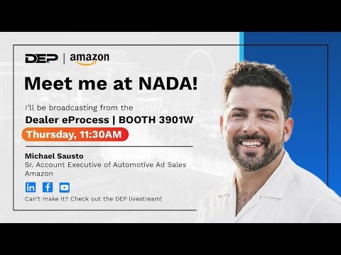 Live Interview with Michael Sausto at Amazon from DEP NADA Booth 3901W!