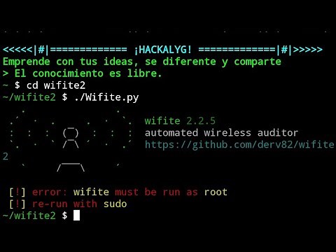 Como instalar Wifite2 en Termux (la version actualizada de wifite)