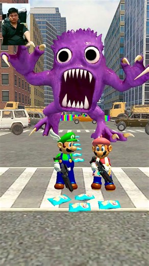 Mario met mini hunter tim banban in Garrys mod game #mario #supermariostory #supermario