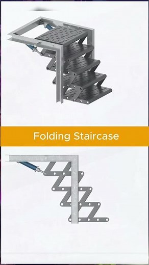 How To Build The Perfect Folding Loft Ladder 🛠️ #Woodworking #HomeImprovement #MakerSkills