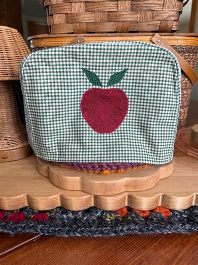 Vintage Handmade Red Apple Appliqué Deisgn Toaster Cover - Etsy