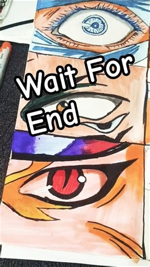 Naruto Eye Drawing Colouring #shorts #art #naruto