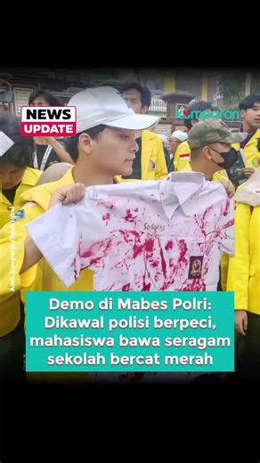 Badan Eksekutif Mahasiswa Universitas Indonesia menggelar demonstrasi di depan Markas Besar Kepolisian Negara Republik Indonesia, Jalan Trunojoyo, Jakarta Selatan, Jumat (27/2) sekitar pukul 16.00 WIB. Massa menyampaikan tuntutan melalui orasi dan membawa sejumlah atribut, termasuk seragam bercat merah. Seorang perwira Polri, AKBP Ananda Fauzi Harahap, sempat menawarkan audiensi di dalam Mabes Polri, namun ditolak mahasiswa yang meminta dialog dilakukan di luar di hadapan massa. Aksi juga diikut