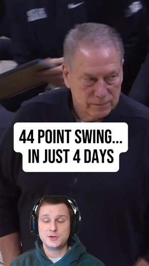 MAJOR props to the coaching staff because they got to work post-Wisconsin. You can’t fake the improvements between the two games. This program is always going to be in a great spot as long as these guys are on the staff - because wow. @AndrewTalksHoops #spartanbasketball #izzo #collegebasketball #sportscommentarytiktokcontest