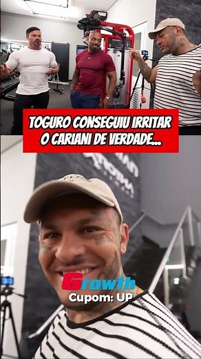 Toguro conseguiu irritar o Cariani de verdade... | Renato Cariani