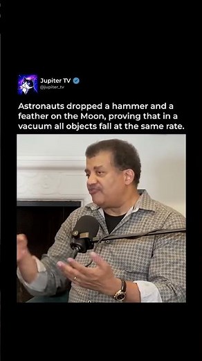 Hammer and Feather on the Moon ⚖️