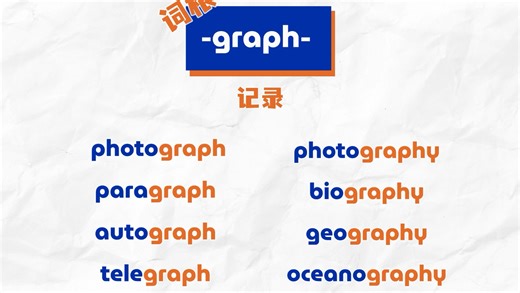 graph“记录”记住超多单词