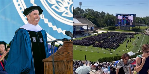 Dozens of Duke graduates walk out in protest of Jerry Seinfeld’s commencement speech