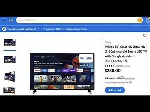 Philips 50" Class 4K Ultra HD (2160p) Android Smart LED TV with Google Assistant (50PFL5766/F7)
