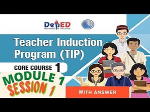 Session 1: The DepEd's Mandate | TIP Course 1 | Answer