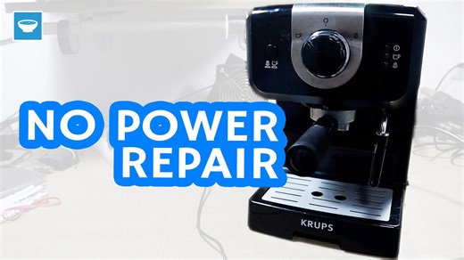 KRUPS coffee machine won’t turn on? How to fix bad capacitors