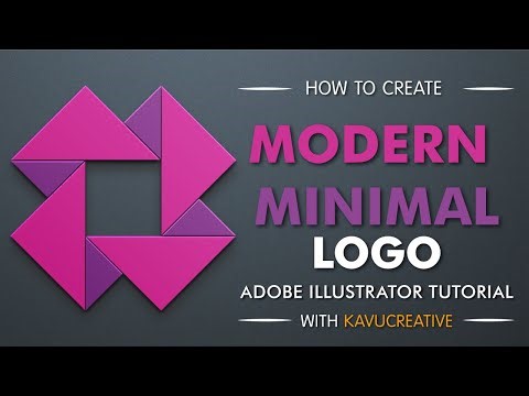 How to Create a Modern Minimal Logo in Adobe Illustrator | Step-by-Step Tutorial